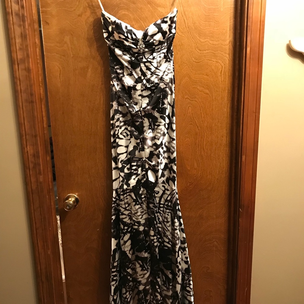 Xscape Strapless Dress by Joanna Chen